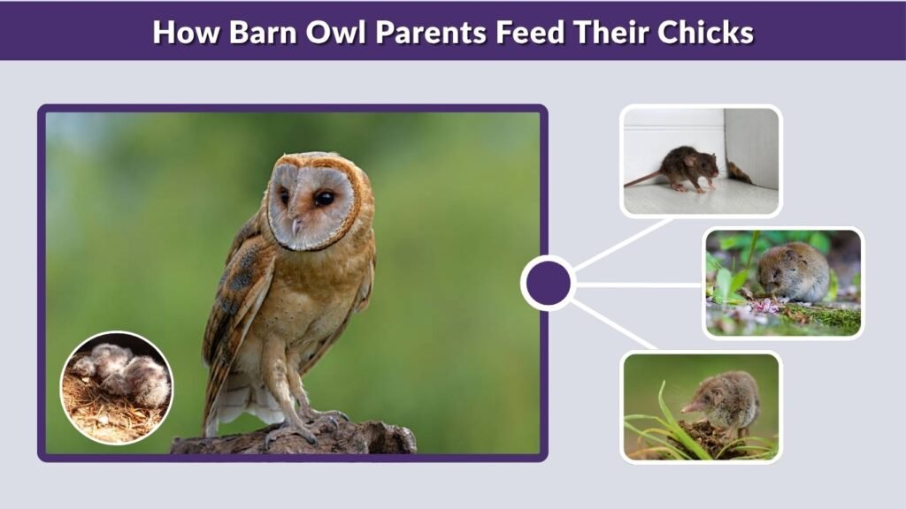 How Barn Owl Parents Feed Their Chicks