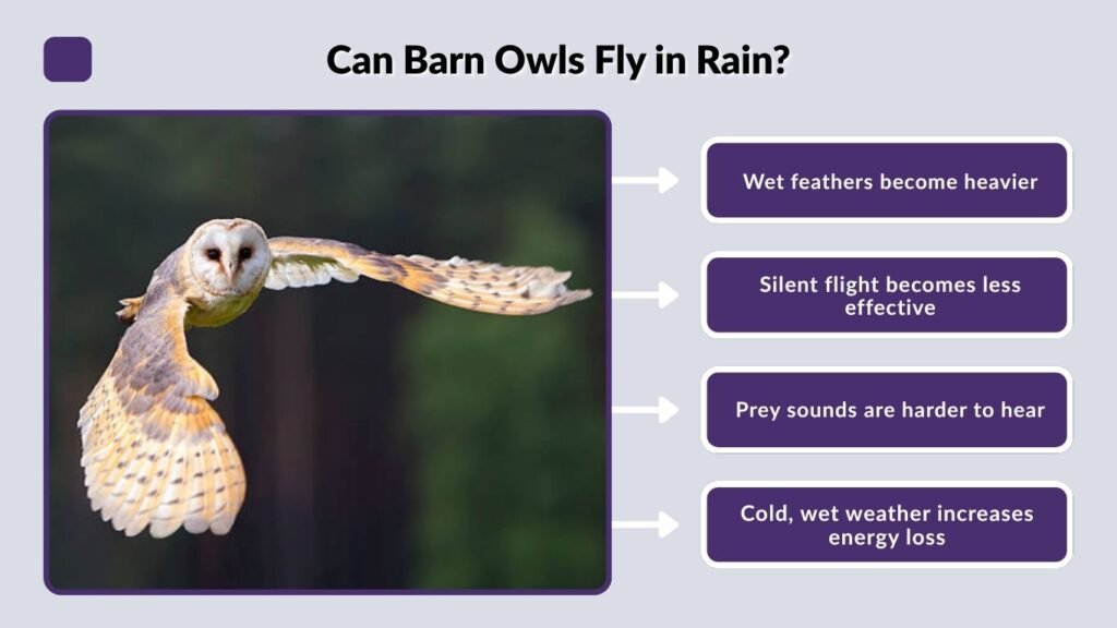 Can Barn Owls Fly in Rain?