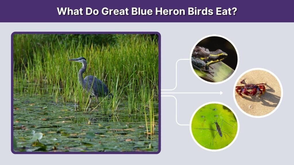 What Do Great Blue Heron Birds Eat?
