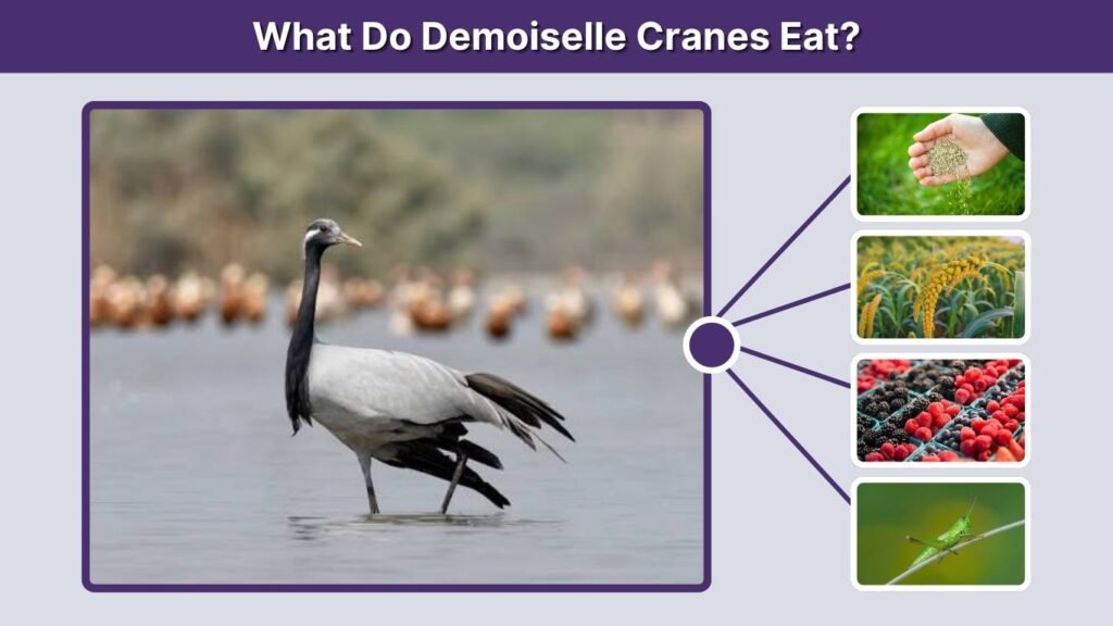 What Do Demoiselle Cranes Eat?