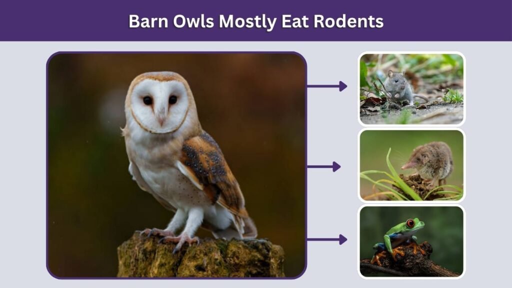 Barn Owls Mostly Eat Rodents