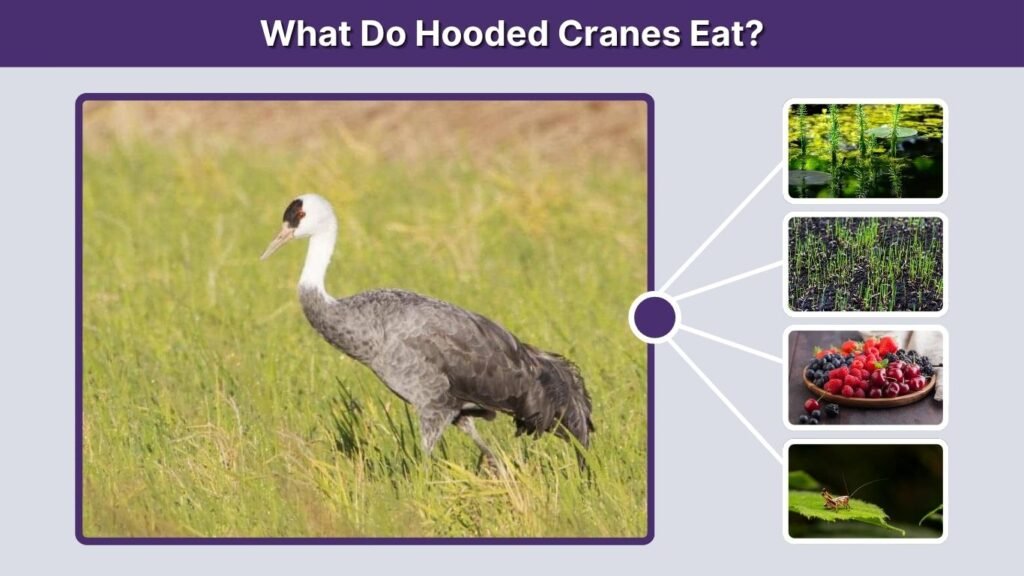 What Do Hooded Cranes Eat?