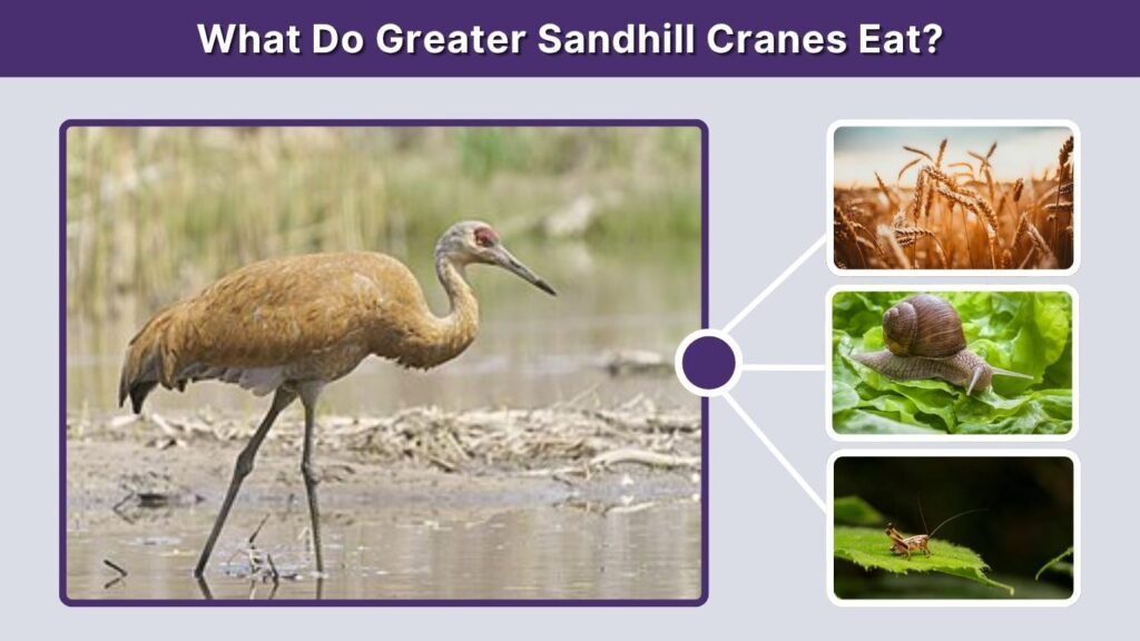 What Do Greater Sandhill Cranes Eat?
