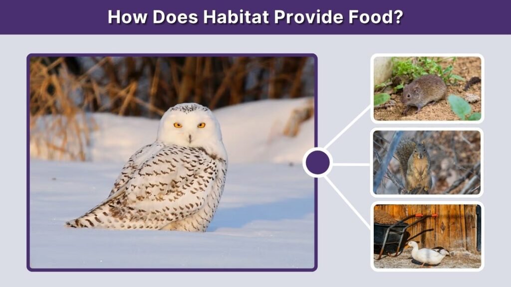 How Does Habitat Provide Food?