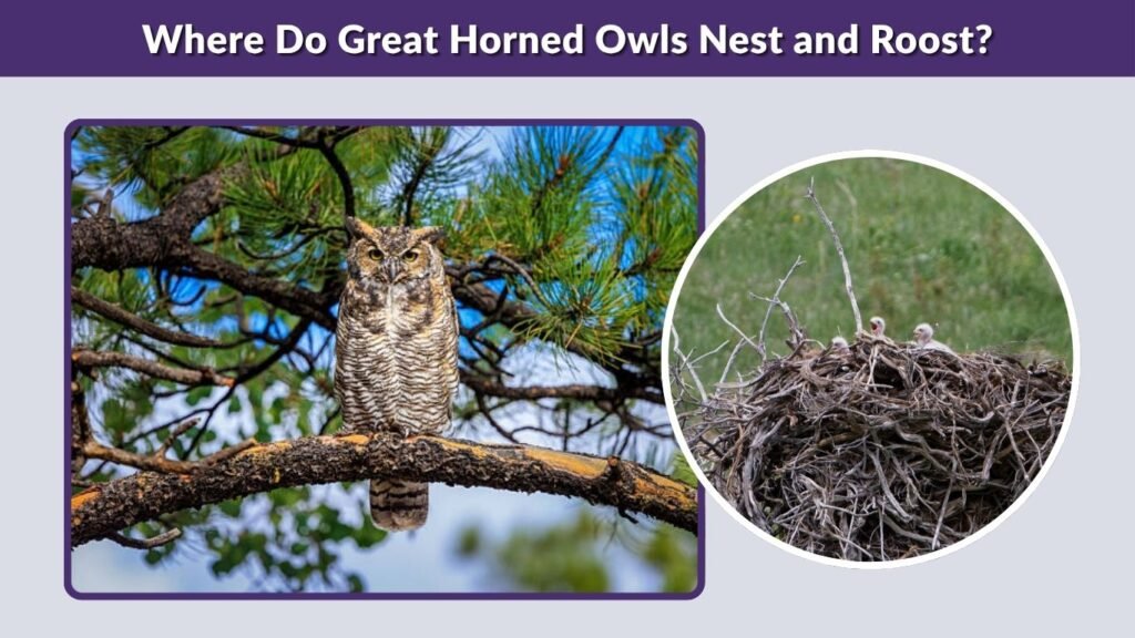 Where Do Great Horned Owls Nest and Roost?