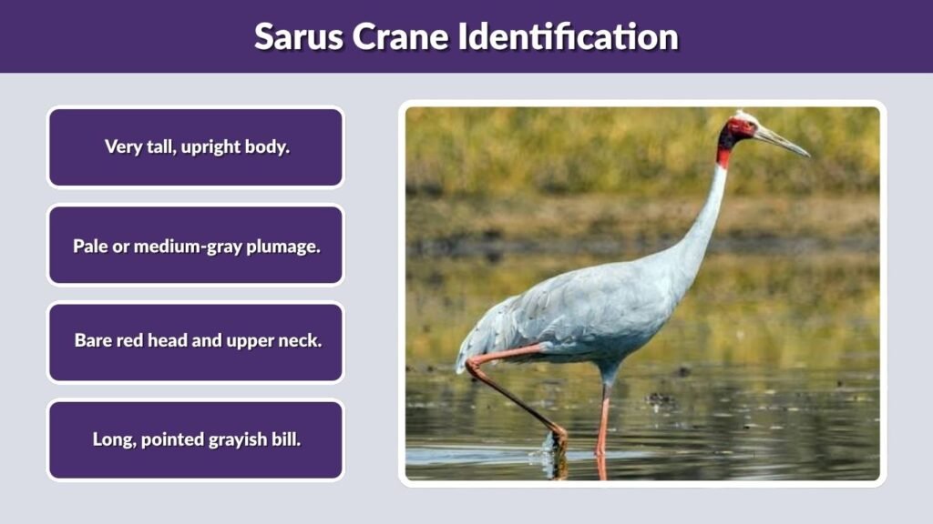 Sarus Crane Identification