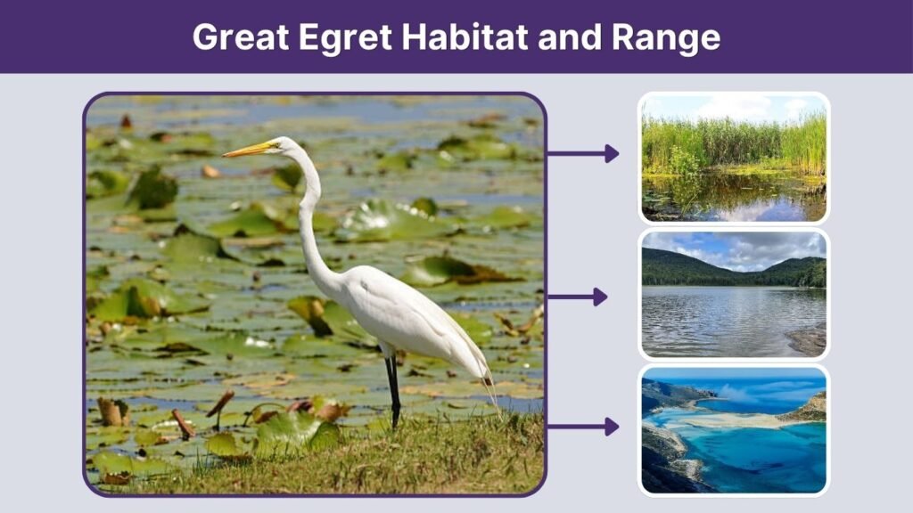 Great Egret Habitat and Range