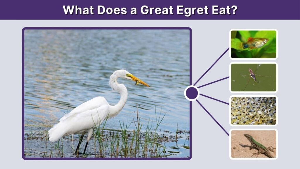 What Does a Great Egret Eat?