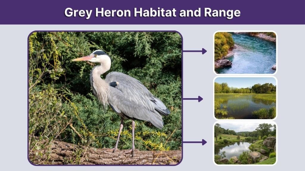 Grey Heron Habitat and Range