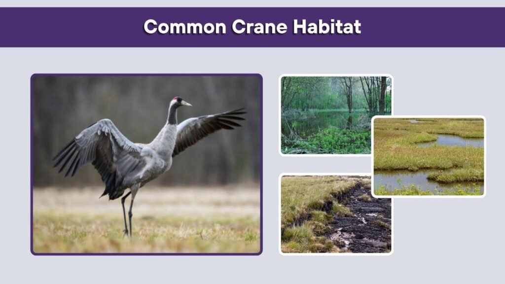 Common Crane Habitat