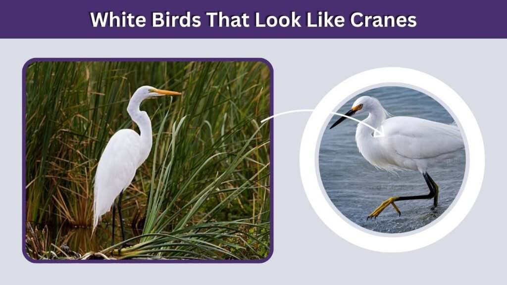 White Birds That Look Like Cranes