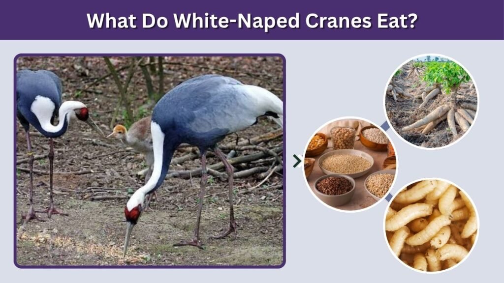 What Do White-Naped Cranes Eat?