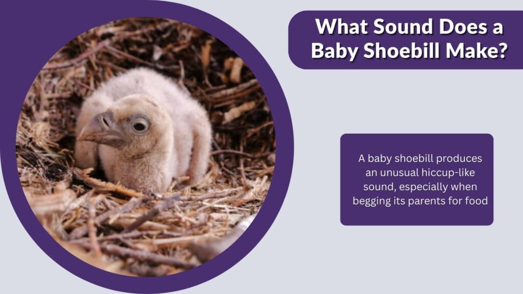 What Sound Does a Baby Shoebill Make?