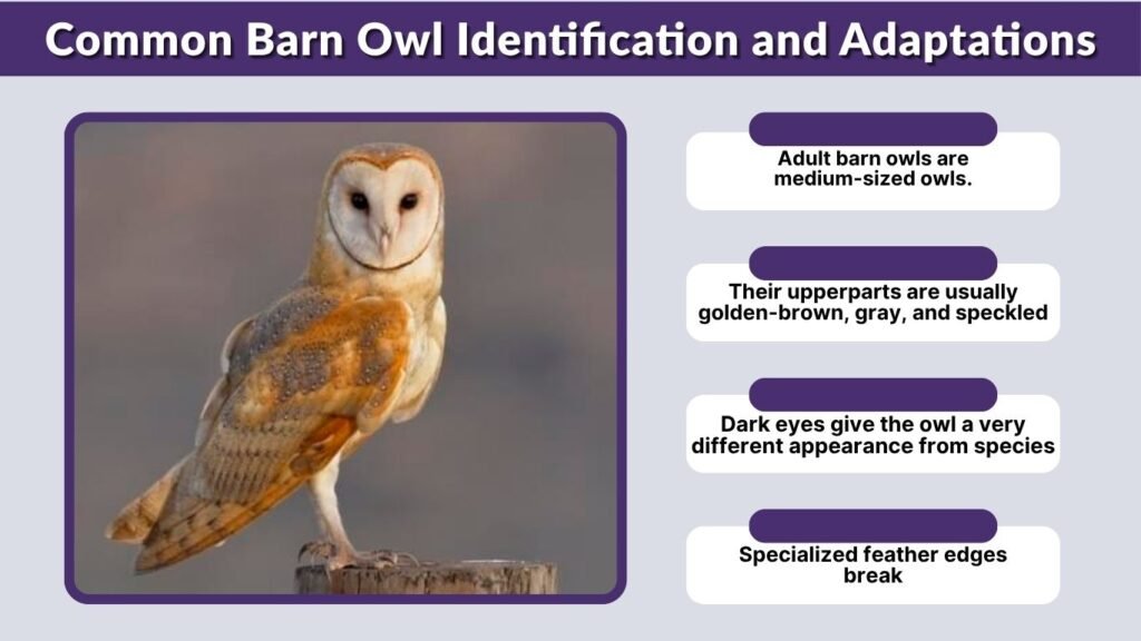 Common Barn Owl Identification and Adaptations