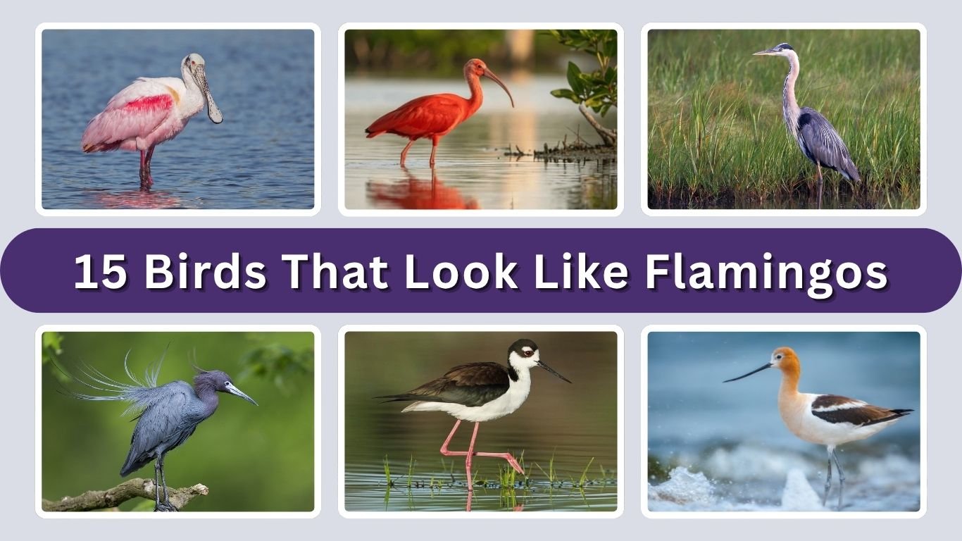 15 Birds That Look Like Flamingos: Pink, White & Gray Birds