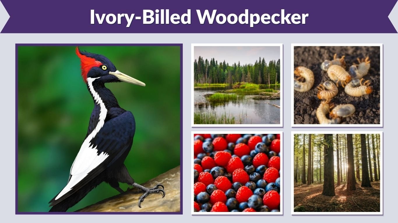Ivory-Billed Woodpecker: Size, Habitat, Status & Facts