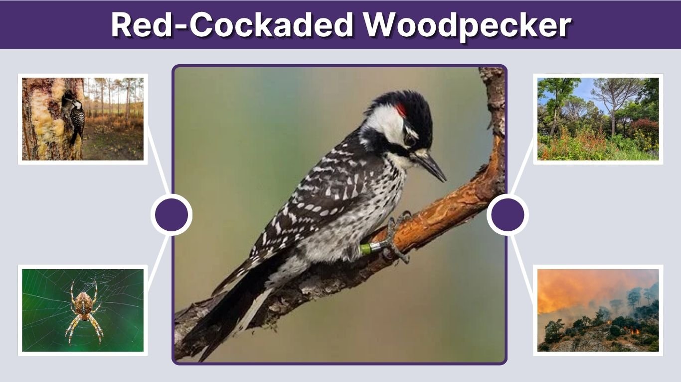 Red-Cockaded Woodpecker: Habitat, Diet and Status