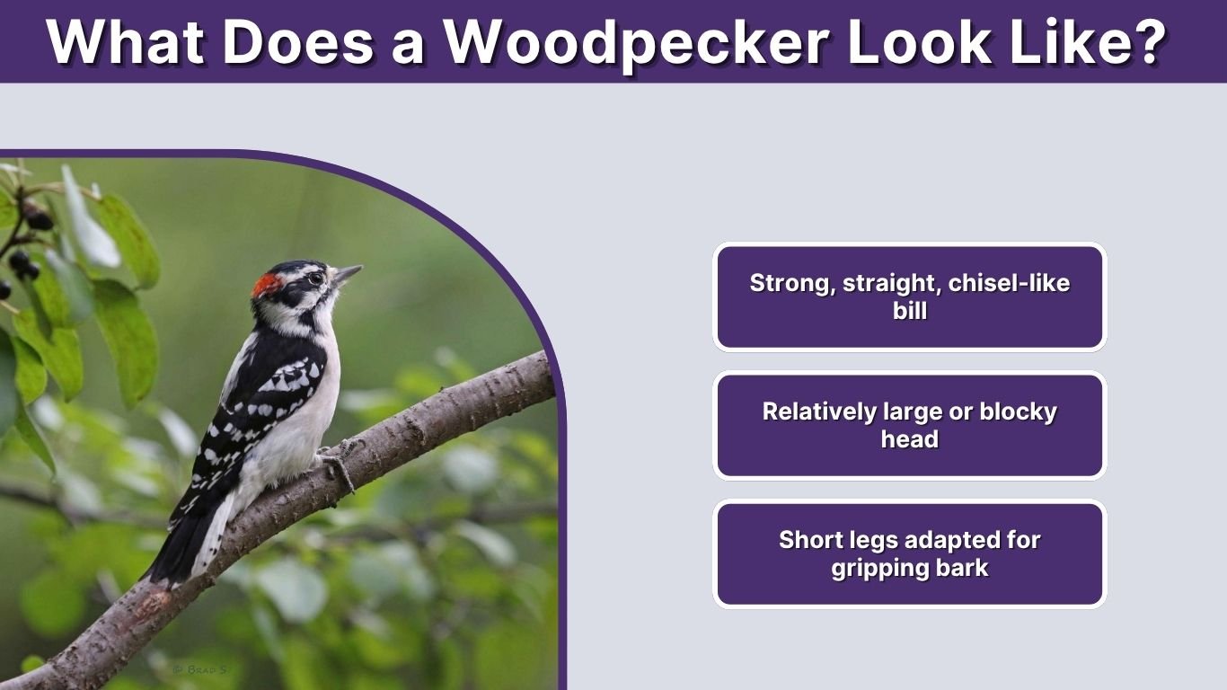What Does a Woodpecker Look Like? Nests, Holes & Species