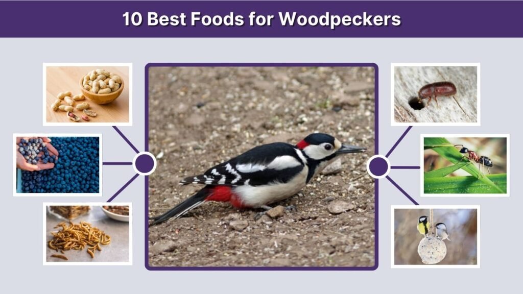 10 Best Foods for Woodpeckers