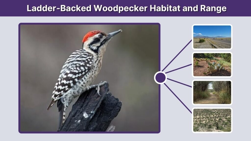Ladder-Backed Woodpecker Habitat and Range