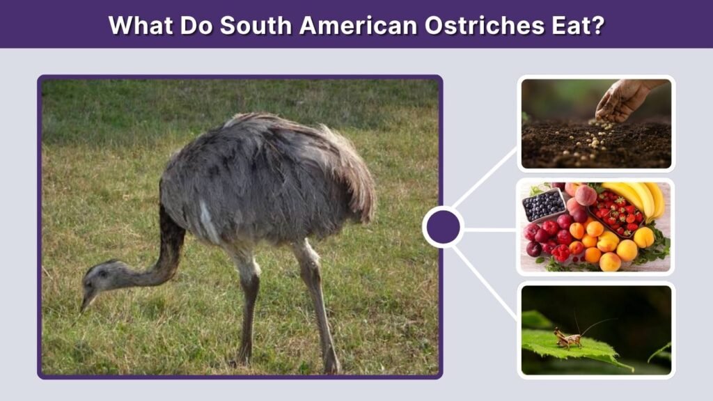 What Do South American Ostriches Eat?