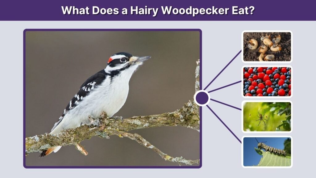What Does a Hairy Woodpecker Eat?