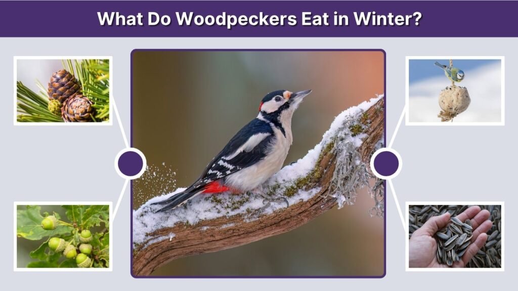 What Do Woodpeckers Eat in Winter?