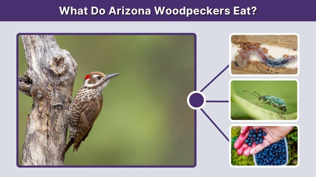 What Do Arizona Woodpeckers Eat?