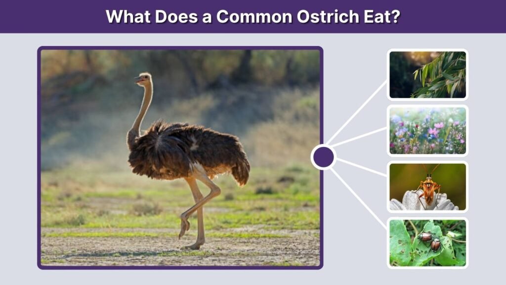 What Does a Common Ostrich Eat?