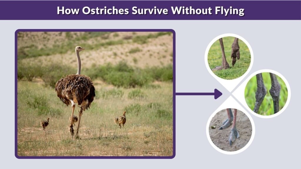 How Ostriches Survive Without Flying