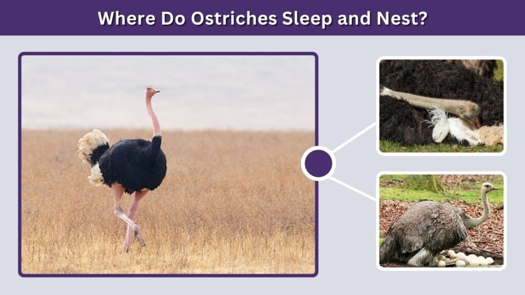 Where Do Ostriches Sleep and Nest?