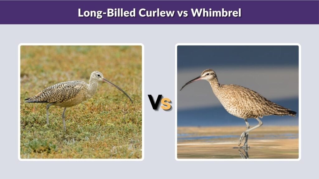Long-Billed Curlew vs Whimbrel