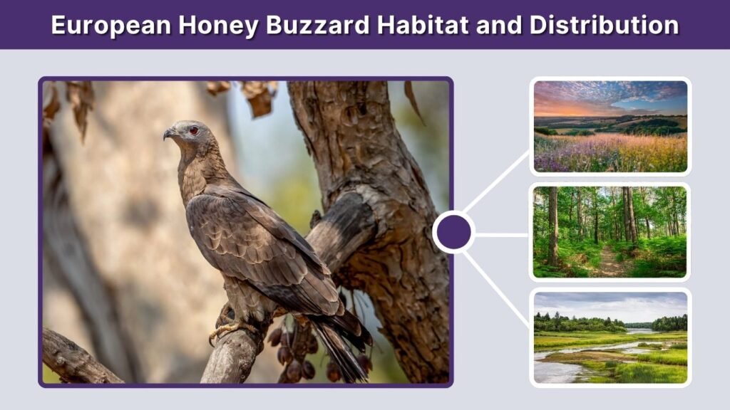 European Honey Buzzard Habitat and Distribution