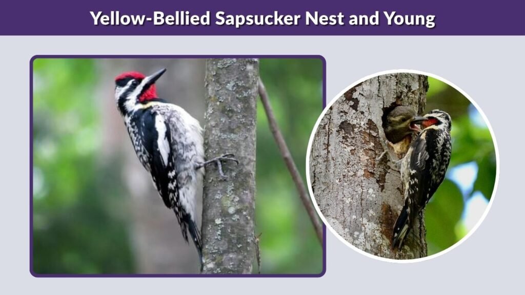 Yellow-Bellied Sapsucker Nest and Young