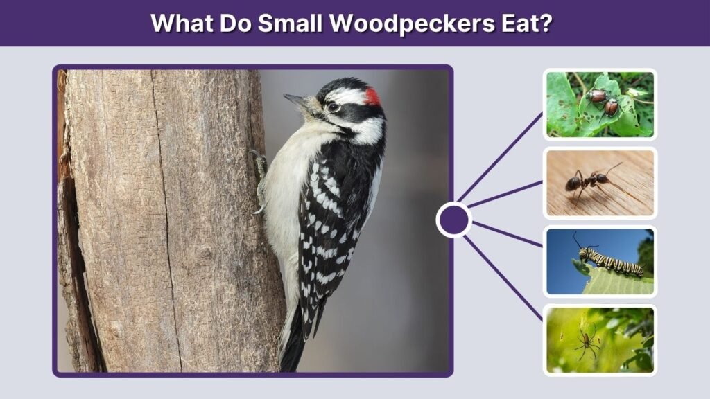 What Do Small Woodpeckers Eat?