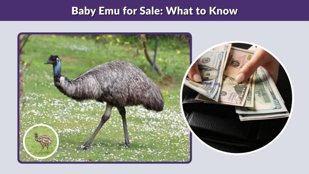 Baby Emu for Sale: What to Know