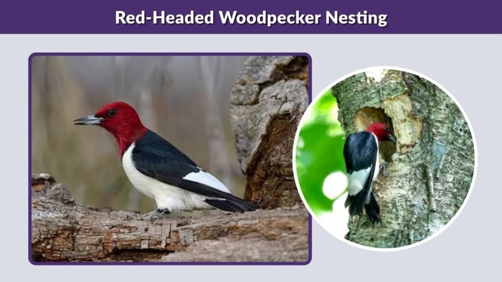 Red-Headed Woodpecker Nesting
