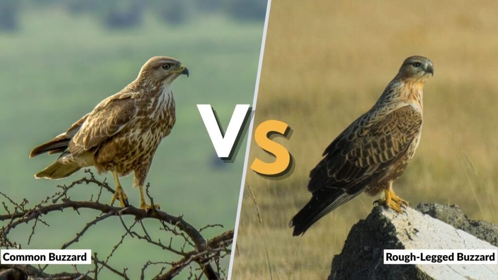 Common Buzzard vs Rough-Legged Buzzard