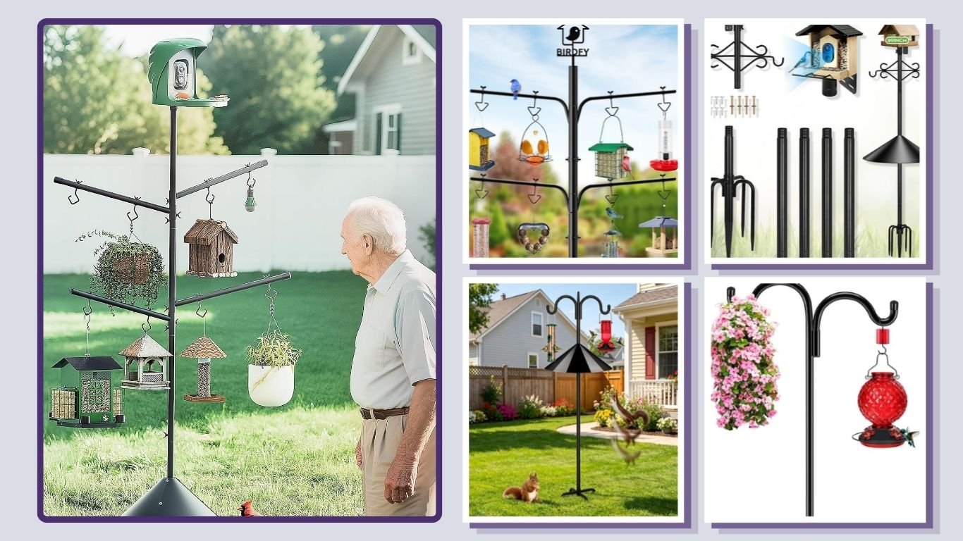 8 Best Bird Feeder Poles for Stable Outdoor Feeding