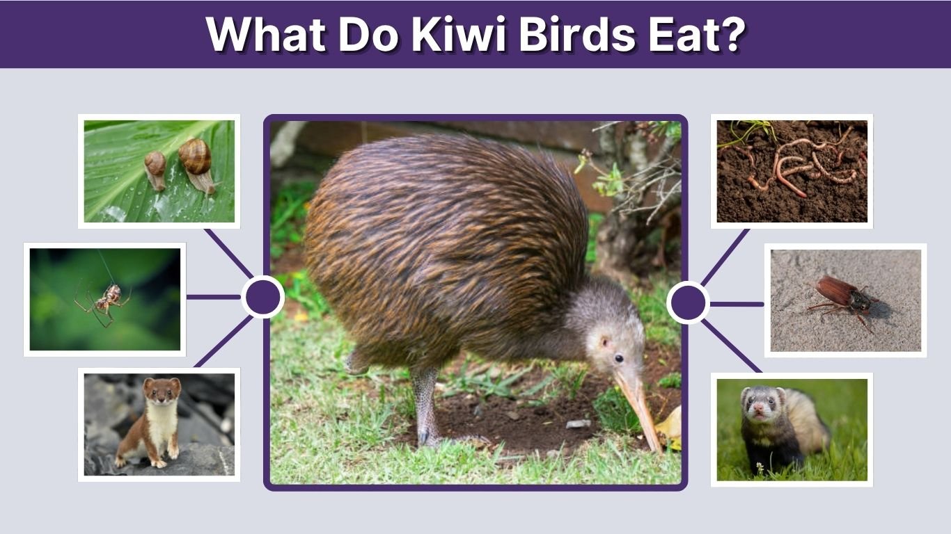 What Do Kiwi Birds Eat? 10 Best Foods in Their Diet