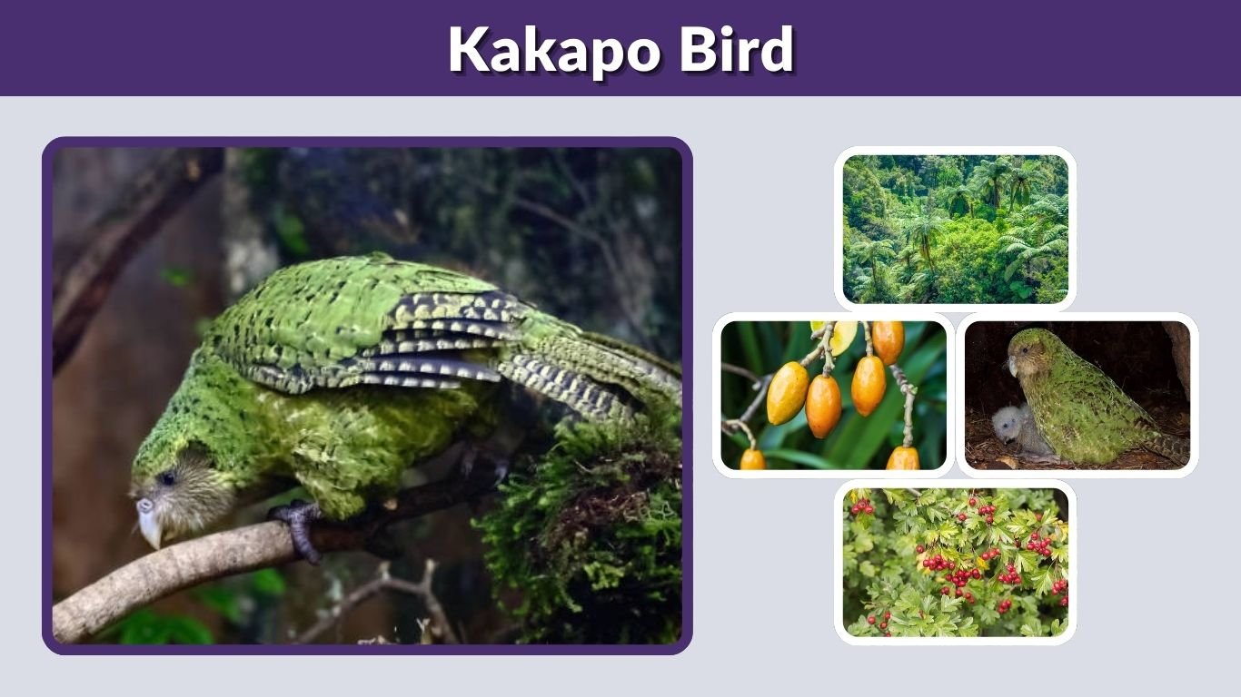 Kakapo Bird: Facts, Habitat, Diet, Lifespan and More