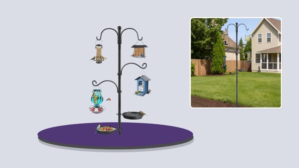 KOLAKO 88-Inch Heavy-Duty Bird Feeding Station