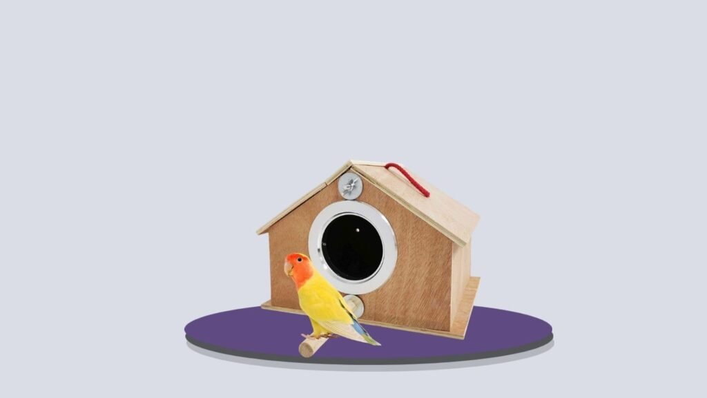 kathson Parakeet, Lovebird & Cockatiel Nesting Box