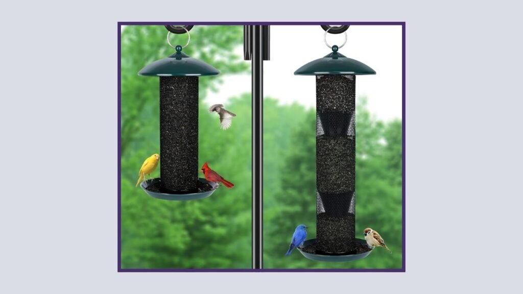 Gtongoko Tube Bird Feeder for Finches