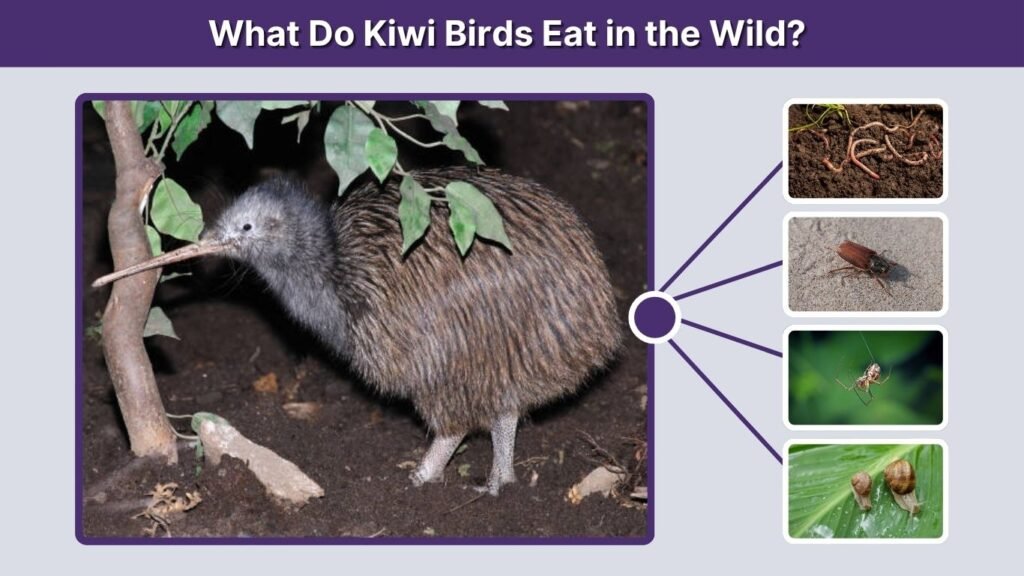 What Do Kiwi Birds Eat in the Wild?
