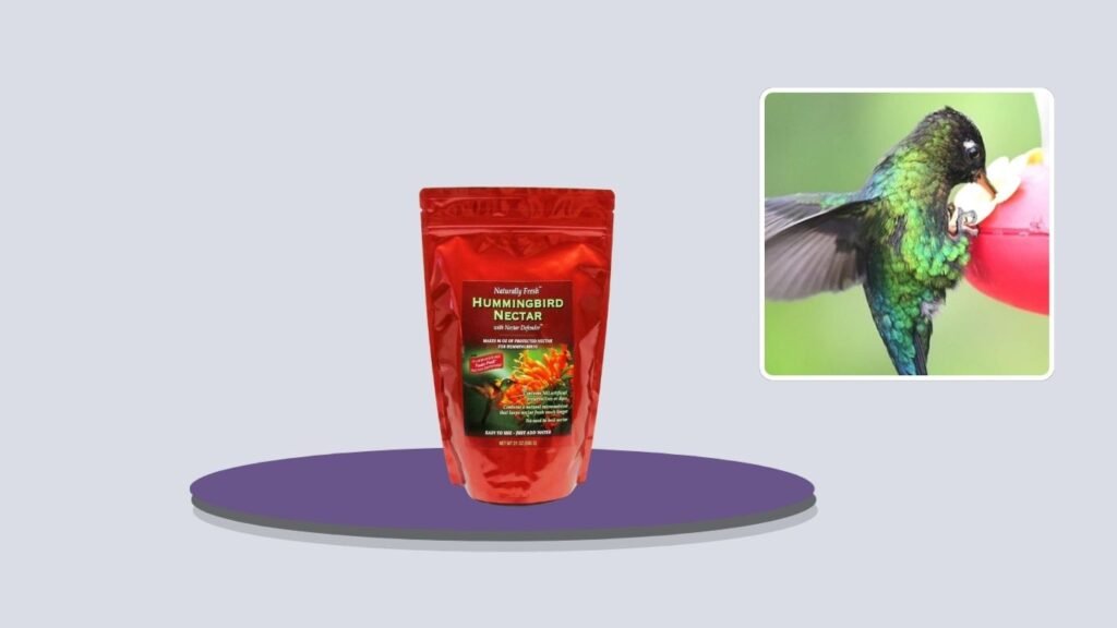 Naturally Fresh Hummingbird Nectar with Nectar Defender