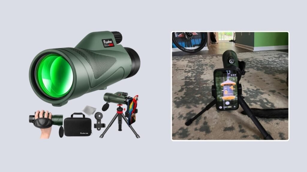 Pankoo 12x60 HD Monocular Telescope