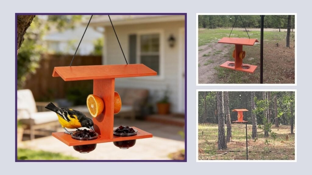 Beslands Large-Capacity Recycled Oriole Feeder