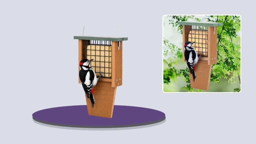 Gtongoko Recycled Plastic Suet Bird Feeder