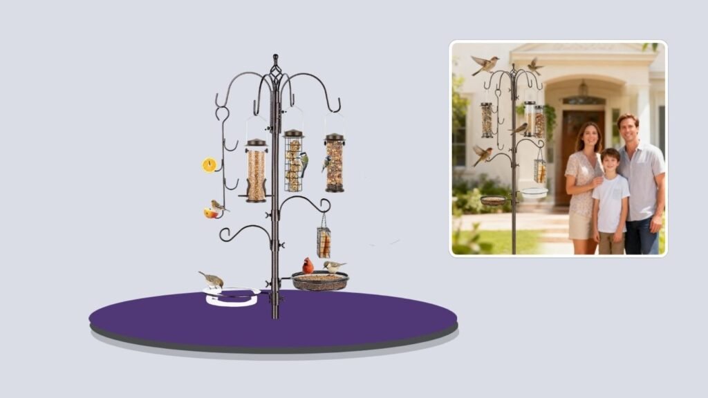 ERYTLLY 94-Inch Bird Feeding Station Kit
